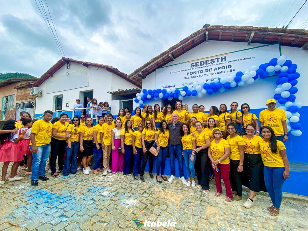 Inaugurao do Ponto de Apoio da SEDESTH aproxima servios pblicos da populao de Montinho - (Foto: Divulgao)