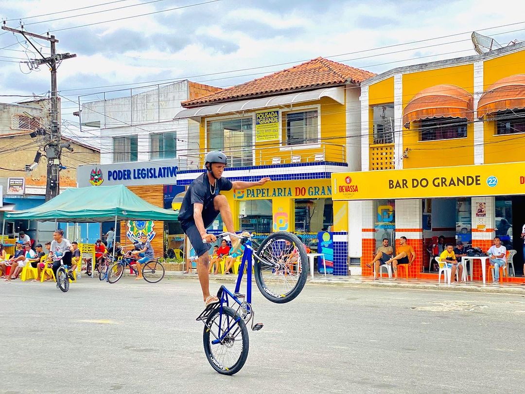 1 Grau de Bike rene dezenas de praticantes da modalidade em Itagimirim - (Foto: Divulgao)