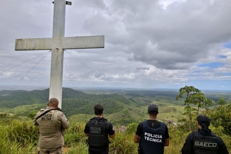 Foto: Divulgação - Cemitério ilegal usado por facção para esconder corpos é descoberto em Itabela