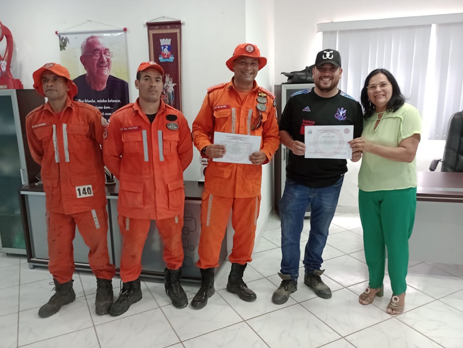 Corpo de Bombeiros da Bahia conclui curso de Preveno e Combate a Incndio Florestal em Guaratinga - (Foto: Divulgao)