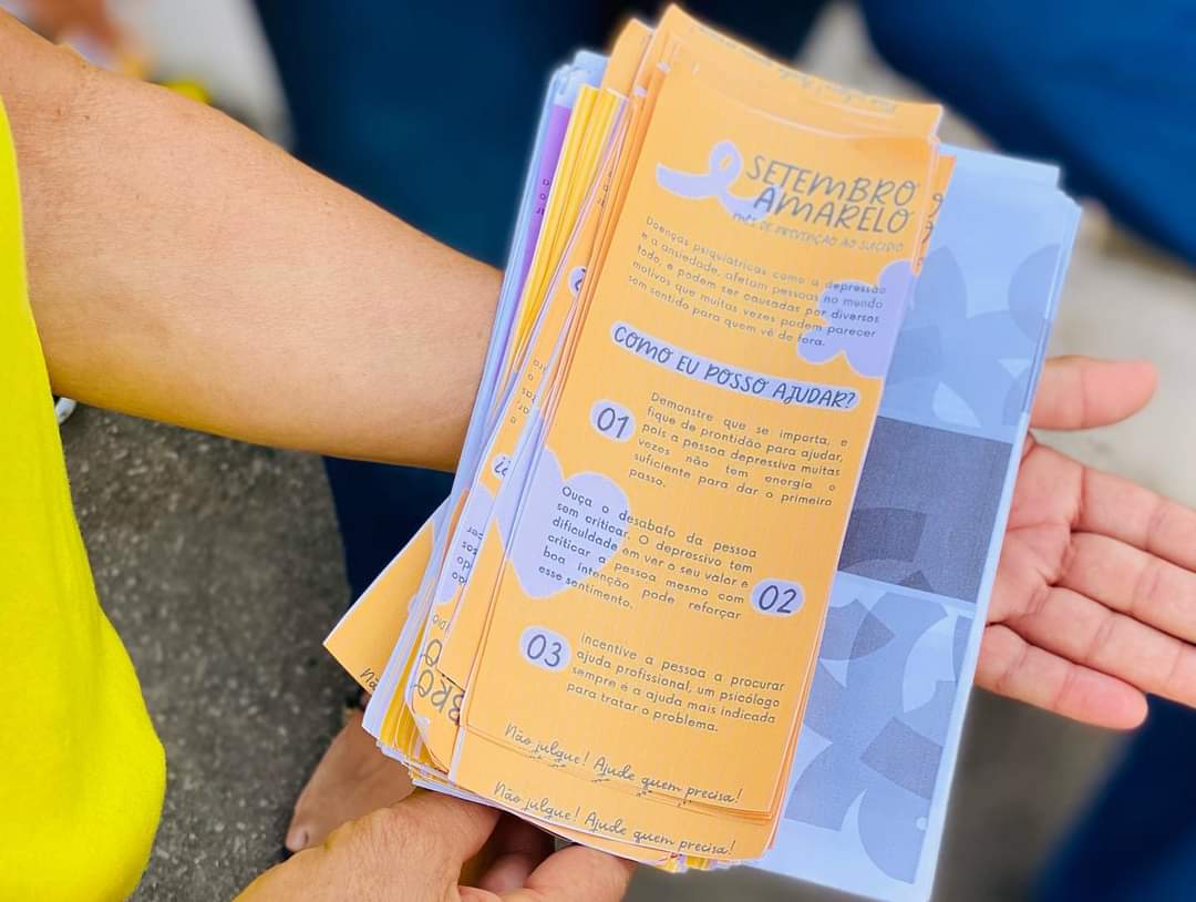 Prefeitura de Itagimirim realiza abertura da campanha Setembro Amarelo com ação informativa no trânsito - (Foto: Divulgação)
