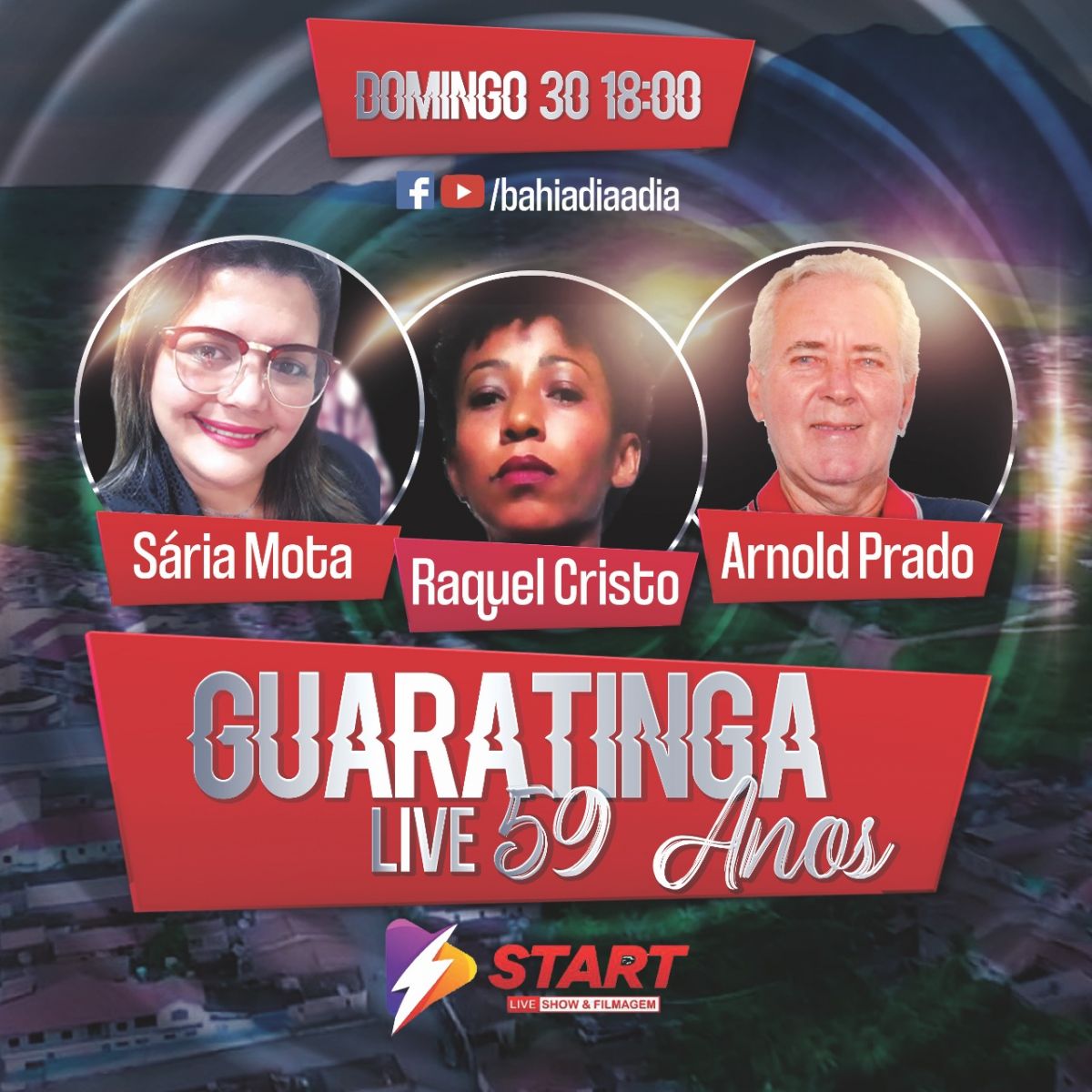 Start Comunicao promove live para celebrar aniversrio de Guaratinga