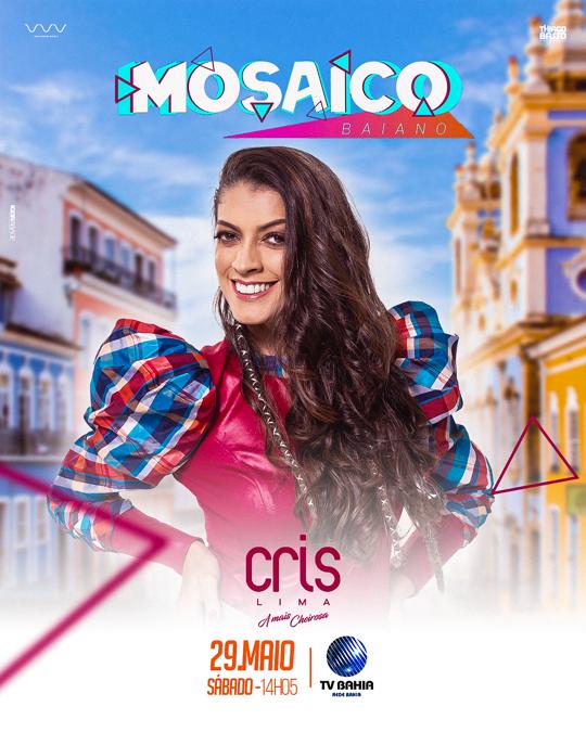 Cris Lima é destaque no programa mosaico baiano da rede Bahia