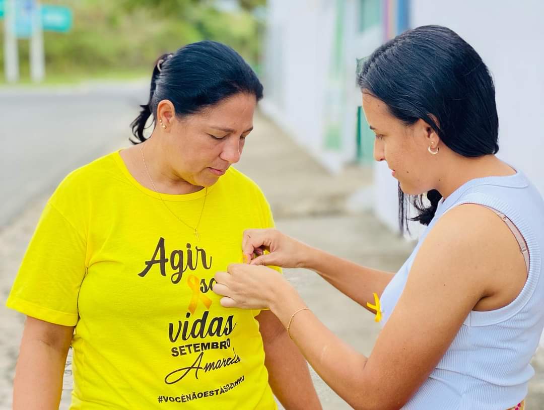 Prefeitura de Itagimirim realiza abertura da campanha Setembro Amarelo com ação informativa no trânsito - (Foto: Divulgação)