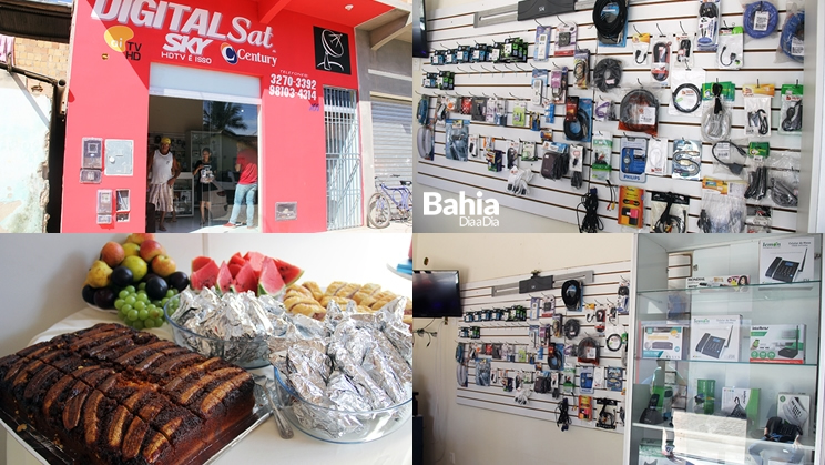 Digital Sat inaugura novas instalaes na sede prpria em Itabela. (Foto: Alex Gonalves)