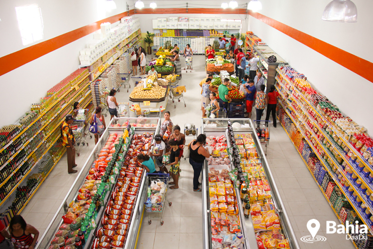Supermercado Via Cabralia ganha estrutura ampla e moderna. (Foto: Alex Barbosa/Bahia Dia a Dia)