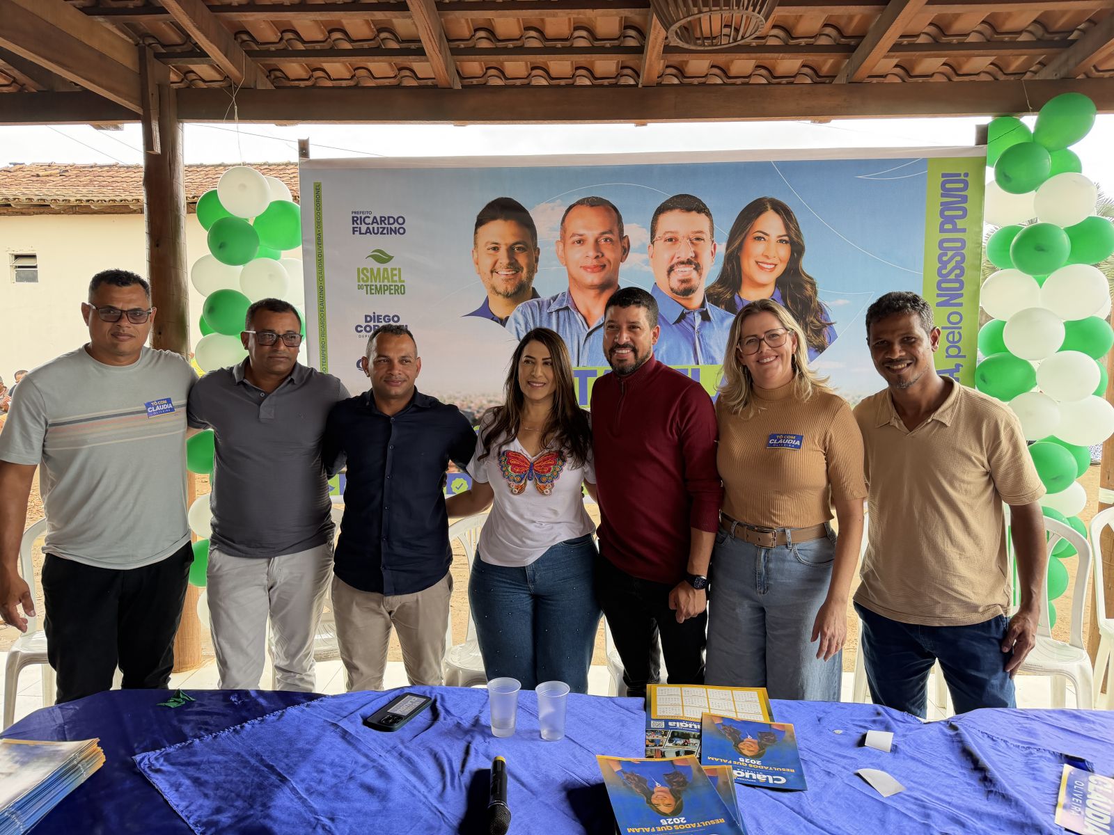 Vereador Ismael do Tempero promove encontro pol�tico e fortalece apoio � deputada Cl�udia Oliveira em Itabela. (Foto: Divulga��o)