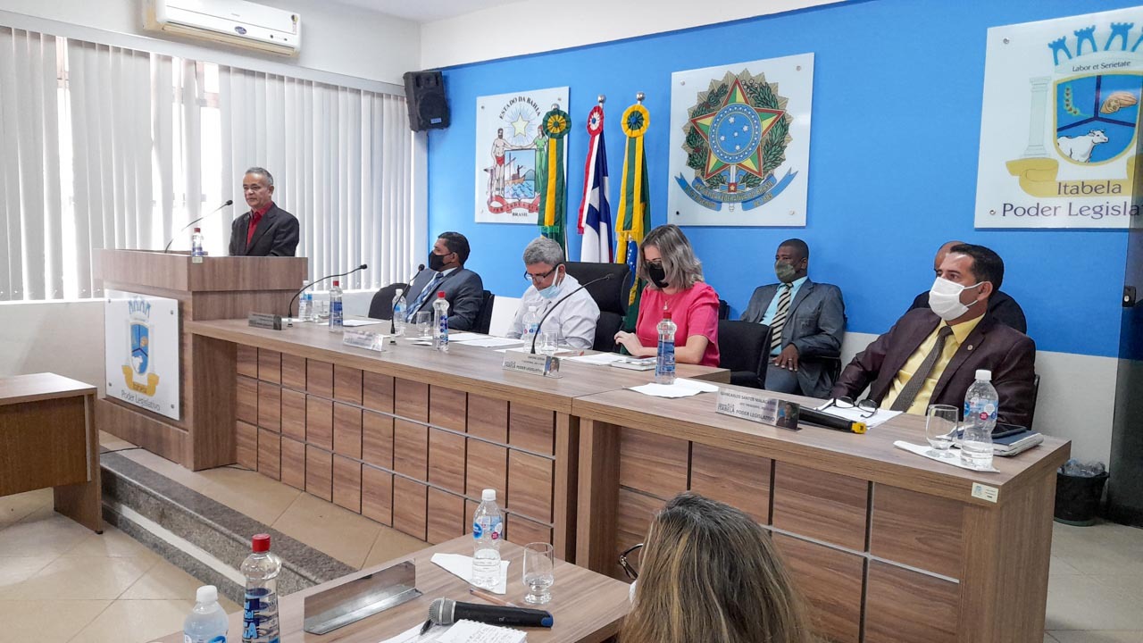 Sesso  foi presidida pelo presidente da Cmara Municipal, vereador Tio Pedro Dap (PP). (Foto: Ascom/Cmara de Itabela)