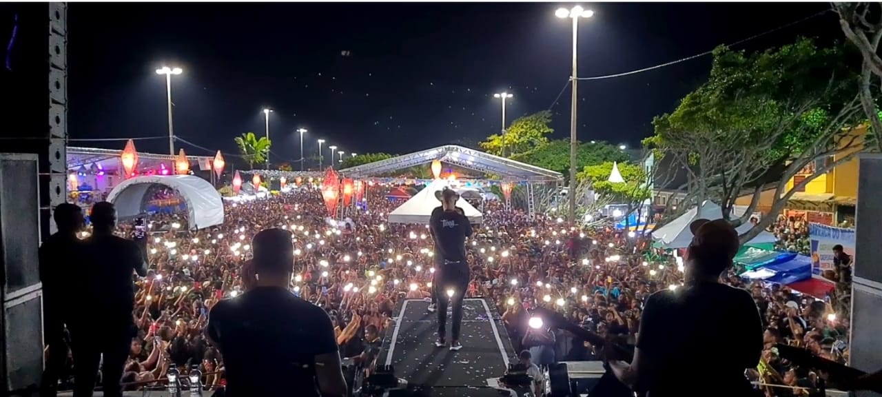 Primeira noite do Tonhão 2022 em Cabrália atrai mais de 20 mil pessoas. (Foto: Divulgação)