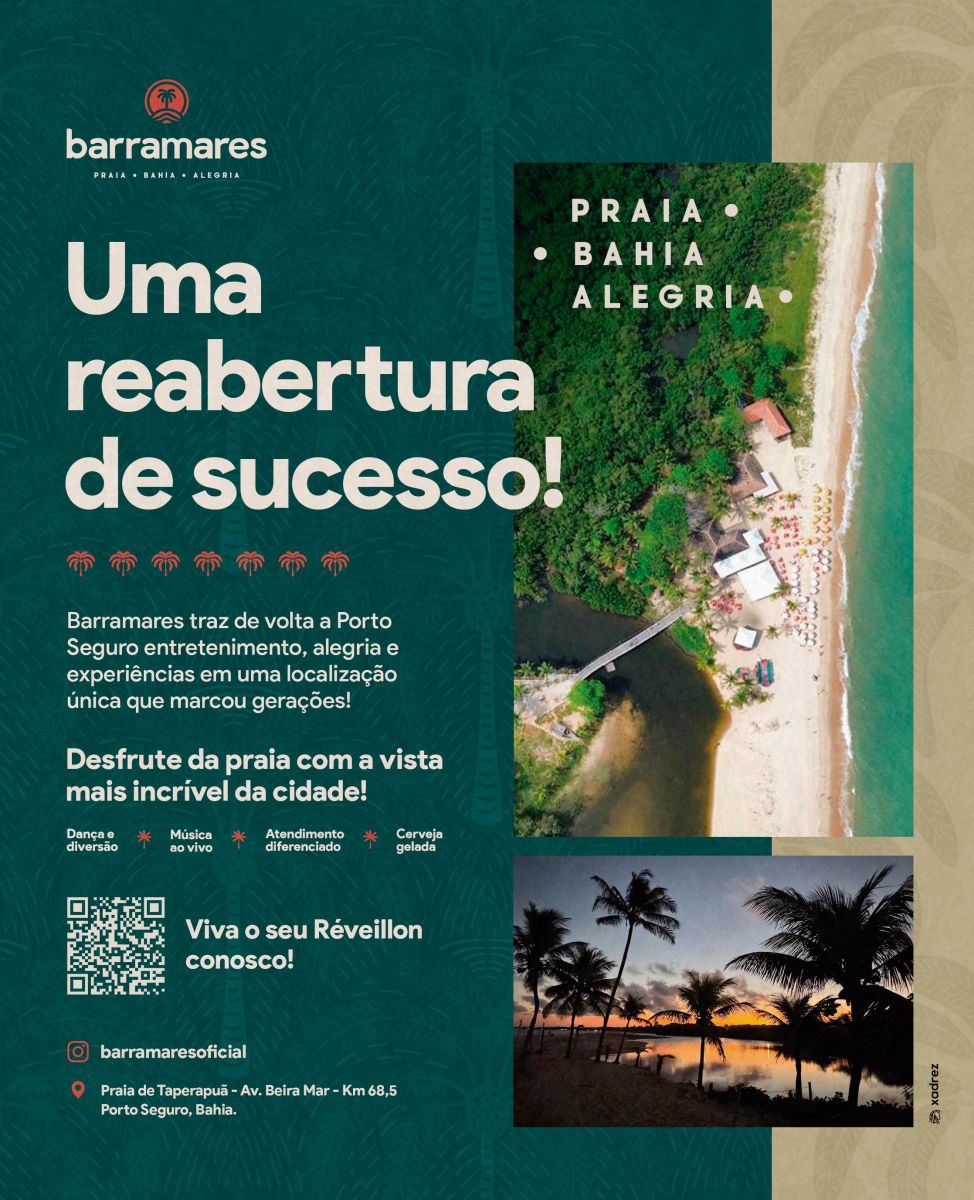 Porto Seguro: Cabana Barramares far reabertura com estrutura moderna e luau especial