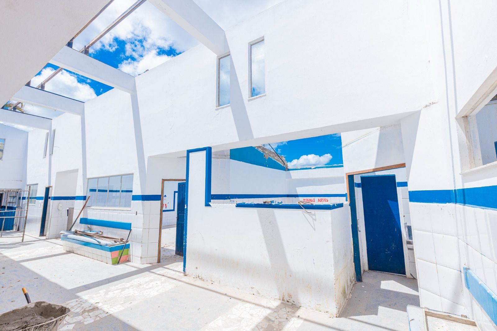 Eun�polis: Com obra de alto padr�o, Creche Ayrton Senna est� ganhando estrutura moderna e mais vagas