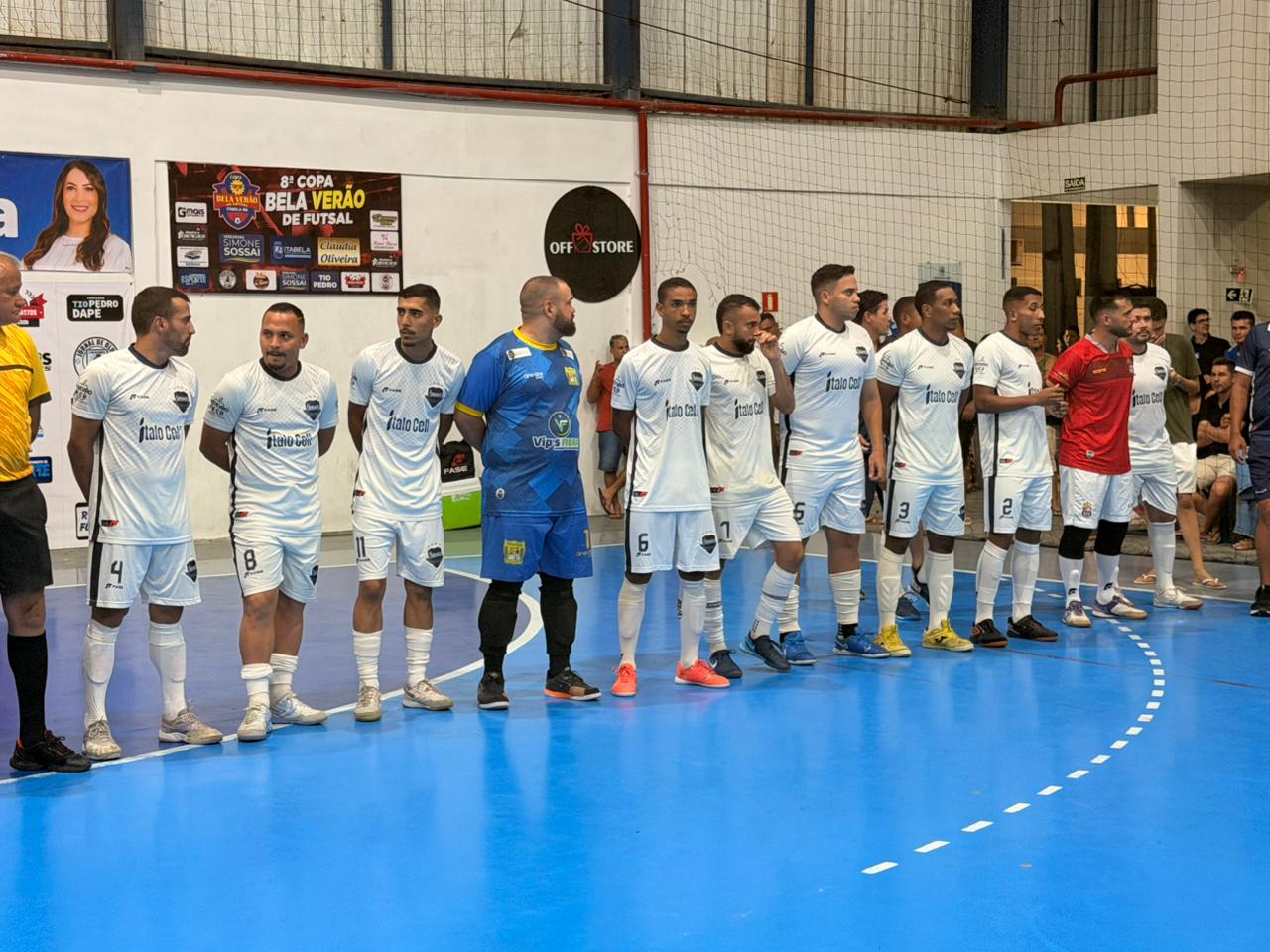 Prefeito Flauzino e deputada Cl�udia Oliveira acompanham final hist�rica da Copa Bela Ver�o de Futsal 2026 em Itabela