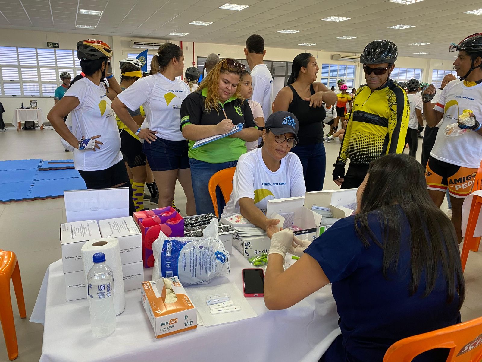 Prefeitura de Eunpolis, em parceira com SEST SENAT, promove aes de conscientizao sobre segurana no trnsito - (Foto: Divulgao)