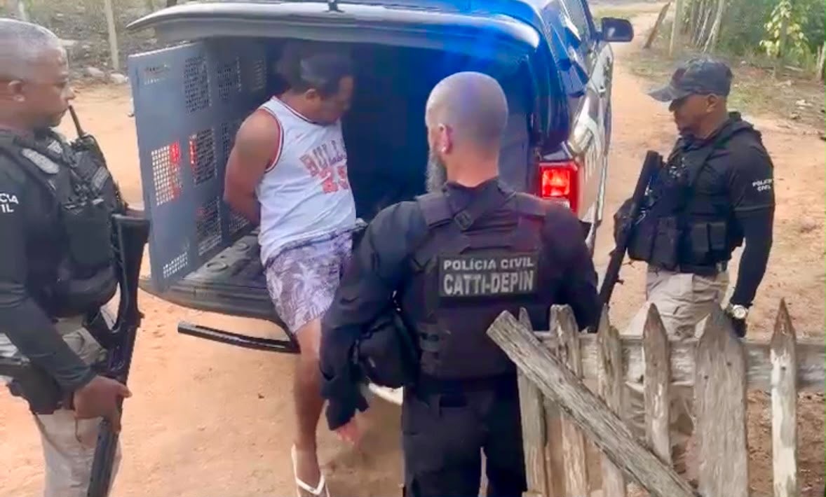 Pol�cia Civil deflagra opera��o e prende suspeito de sequestrar e matar adolescente em Monte Pascoal