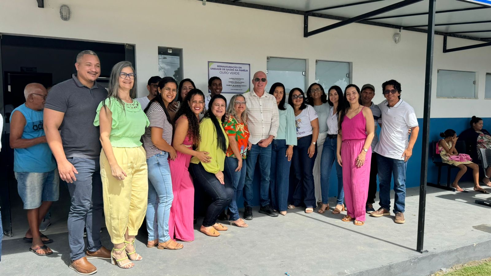 Gesto Luciano Francisqueto entrega Unidade Bsica de Sade Ouro Verde reformada e ampliada - (Foto: Divulgao)