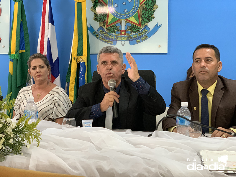 Pedro Dapé afirmou que vai fazer um mandato coletivo com apoio dos demais vereadores. (Foto: Alex Gonçalves/BAHIA DIA A DIA)