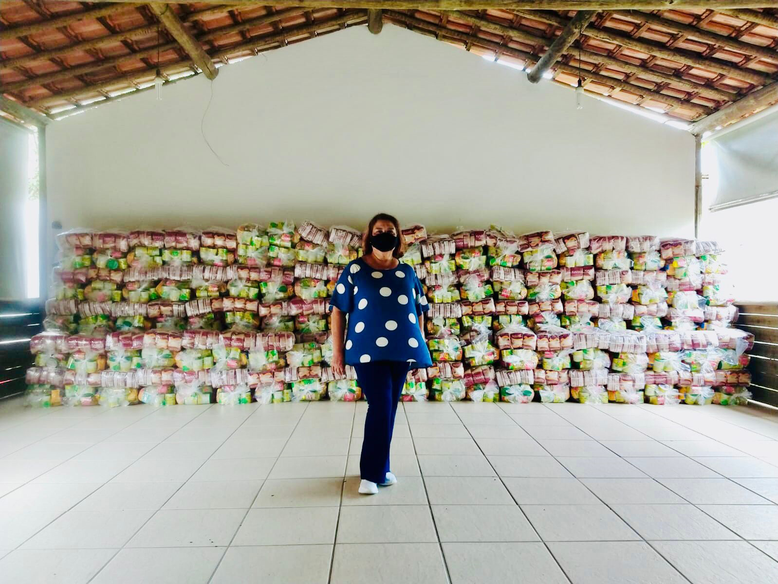 Em setembro sero distribudas 300 cestas bsicas para famlias em situao de vulnerabilidade social. (Foto: Divulgao)