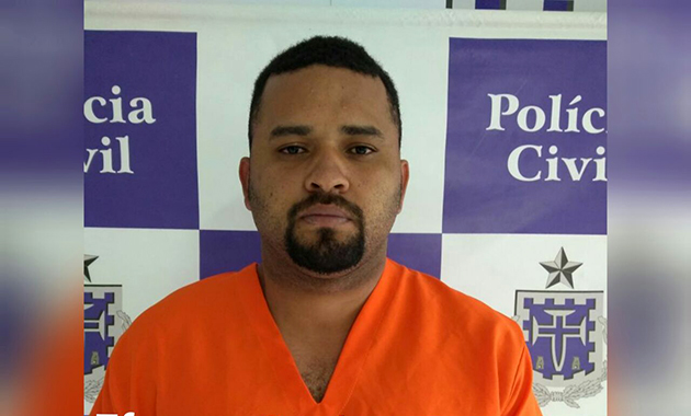 Eferson Queiroz de Santos de 28 anos confessou a participao no crime  polcia. (Foto: Divulgao/PC)