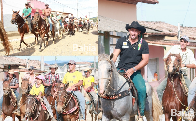Cavalgada da Pscoa rene mais de 100 cavaleiros em Cajuta (Fotos: Alex Barbosa/lex Mateus)