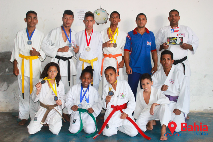 Karatecas de Itabela conquistam medalhas em Campeonato Baiano . (Foto: Alex Gonalves/Bahia Dia a Dia)