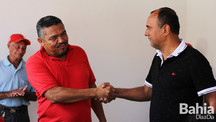 Valmir Assuno afirma apoio a pr-candidatura de Leleu da Sacaria. (Foto: Alex Gonalves/Bahia Dia a Dia)