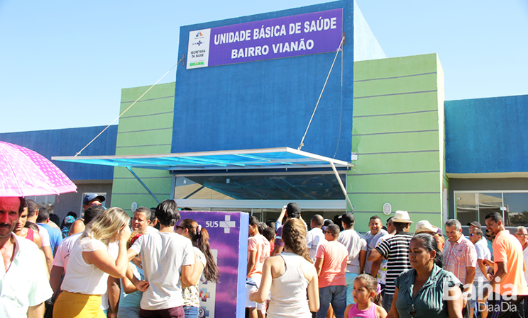 Inaugurada a Unidade de Sade Bsica do Bairro Viano. (Foto: Alex Barbosa/Ascom)