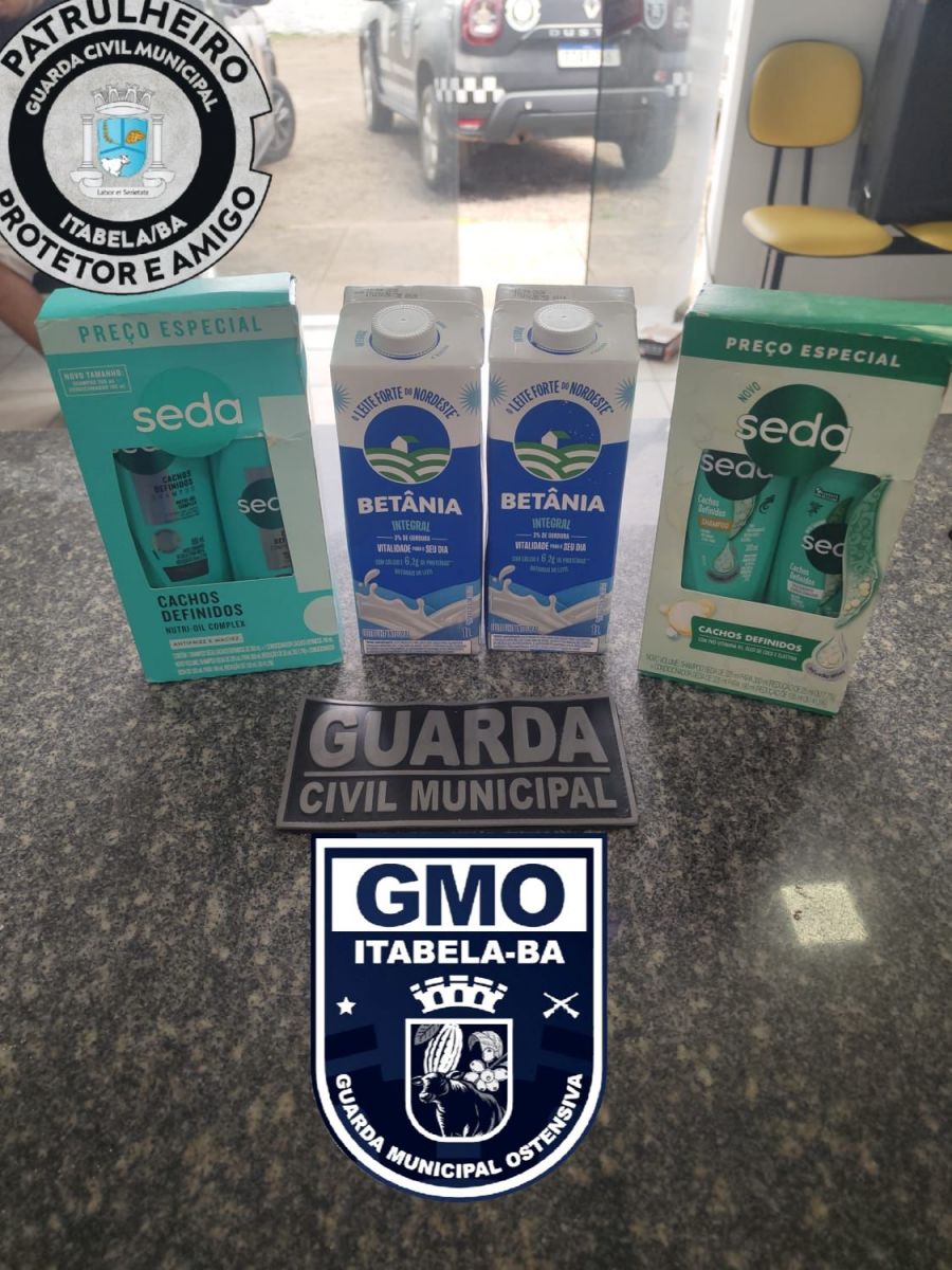 FLAGRANTE: Homem é preso após furto no comércio de Itabela FLAGRANTE: Homem é preso após furto no comércio de Itabela