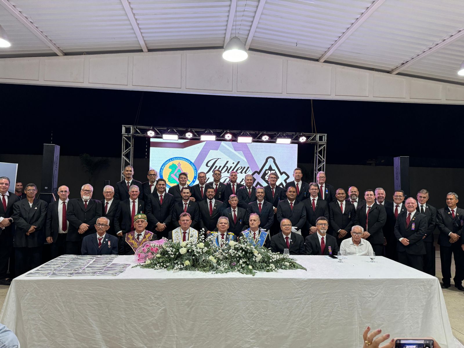 Loja Manica Fraternidade Itabelense celebra Jubileu de Prata em homenagem aos 25 Anos de fundao - (Foto: Divulgao)