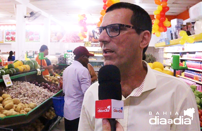 Henrique Silva, Gerente geral da rede dos supermercados Via Cabrália. (Foto: Joziel Costa/ BAHIA DIA A DIA)