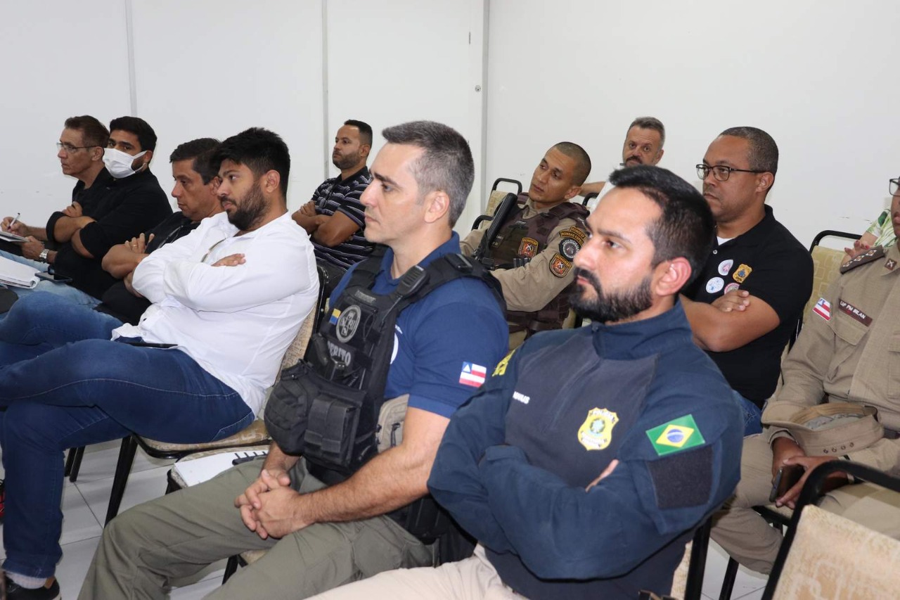 Planejamento de segurança durante festejos juninos é discutido durante reunião em Eunápolis. (Foto: Divulgação)