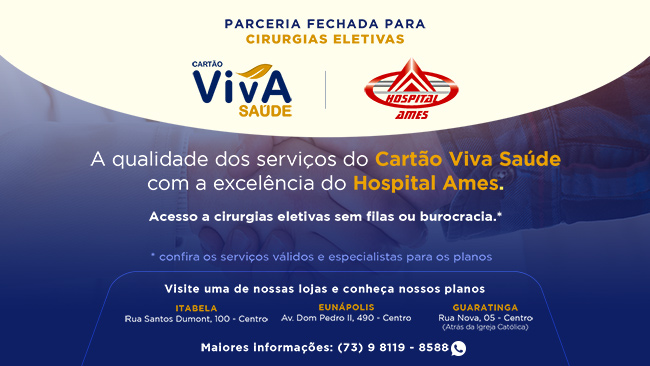 Cartão Viva Saúde fecha parceria com Hospital Ames para cirurgias eletivas