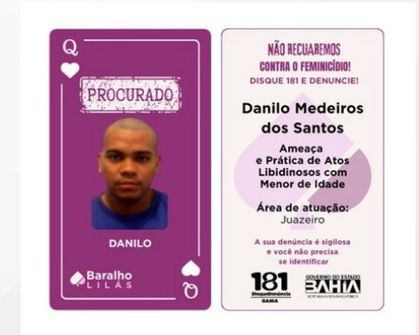 Danilo Medeiros dos Santos é um dos 16 procurados